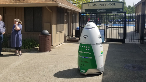 Knightscope Deploys K5 Autonomous Security Robot (ASR) in California Park (Photo: Business Wire)