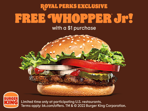 Burger King® Celebrates Its Birthday With a New Limited-Edition Crown and Free Whopper Jr. Sandwiches (Photo: Business Wire)