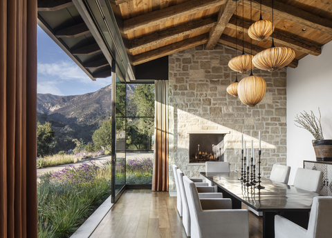 Defining Space + Style won the 2022 Tastemaker Award for Best Outdoor Design, extending sweeping views into an open-aired dining patio. (Photo: Business Wire)