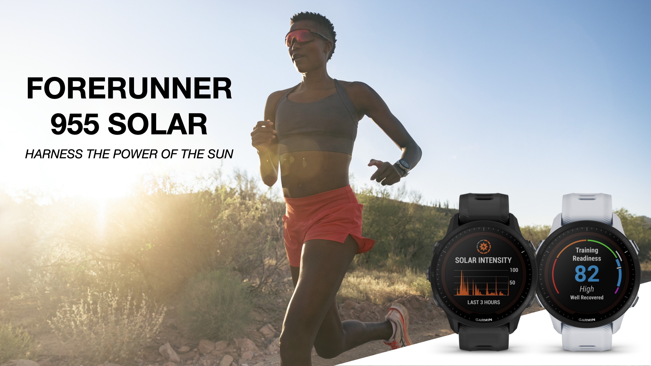 Harness the power of the sun with the Forerunner 955 Solar from Garmin