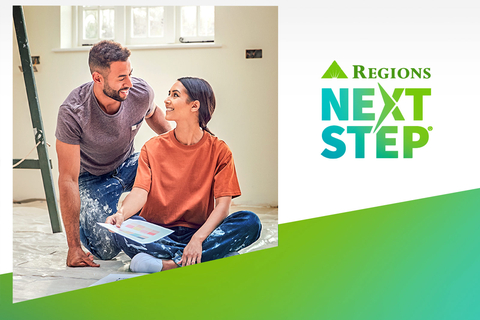 During National Homeownership Month, Regions Next Step, the bank’s no-cost financial education program, is helping people navigate renovation financing and providing free resources for all stages of homeownership. (Graphic: Business Wire)