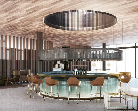 thumbnail Grand Hyatt Cancún Beach Resort Lobby Bar Rendering (Photo: Business Wire)