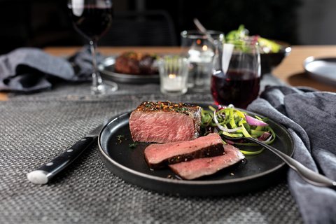 GE Profile is pushing an over-the-air update to wi-fi enabled cooking appliances allowing consumers to cook the perfect steak at home. (Photo: Omaha Steaks)