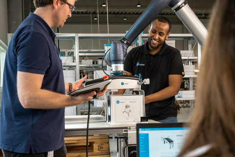 The OnRobot Palletizer is one of four new applications showcased at OnRobot's booth at Automate 2022 in Detroit, June 6-9. (Photo: Business Wire)