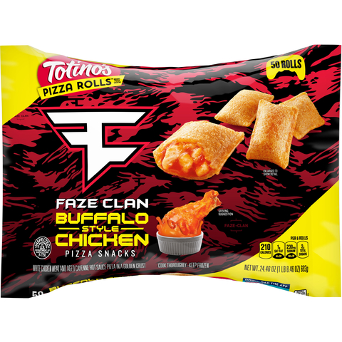 Totino’s™ and FaZe Clan Team Up for New Pizza Rolls in one of the most Fan-Requested Flavors—Buffalo Chicken. (Photo: Business Wire)