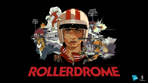 Private Division and Roll7 today announced that Rollerdrome will launch on August 16, 2022, for digital download on PlayStation®4, PlayStation®5 system and on PC (Steam). In this single-player, third-person shooter, players experience the thrill of fusing fluid movements and stylish tricking mechanics with adrenaline-pumping shooter action. This wildly imaginative shooter-skater hybrid game is set in a darkly dystopian retrofuture and is being developed by Roll7, the creators of the critically acclaimed OlliOlli World and masterminds of flow state gaming. (Graphic: Business Wire)