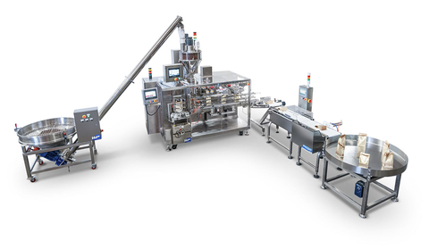 Ground Coffee Box Gusset Pouch Filling & Check Weighing System (Photo: Business Wire)