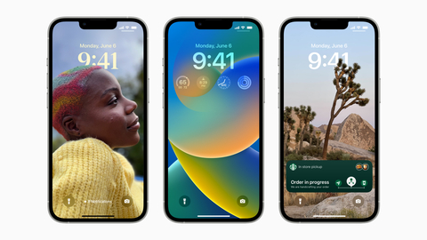 iOS 16 delivers the biggest update ever to the Lock Screen with new features that make it more beautiful, personal, and helpful. (Photo: Business Wire)