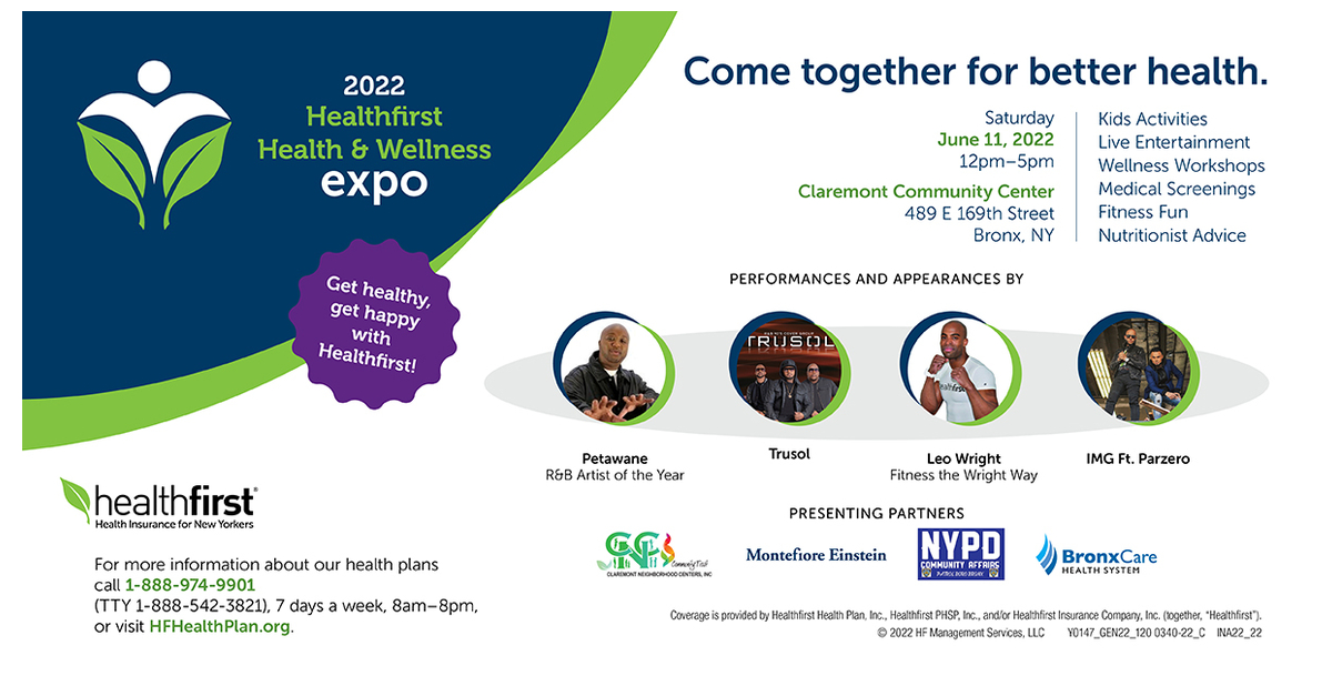 Healthfirst Holds Health & Wellness Expo in the Bronx Business Wire