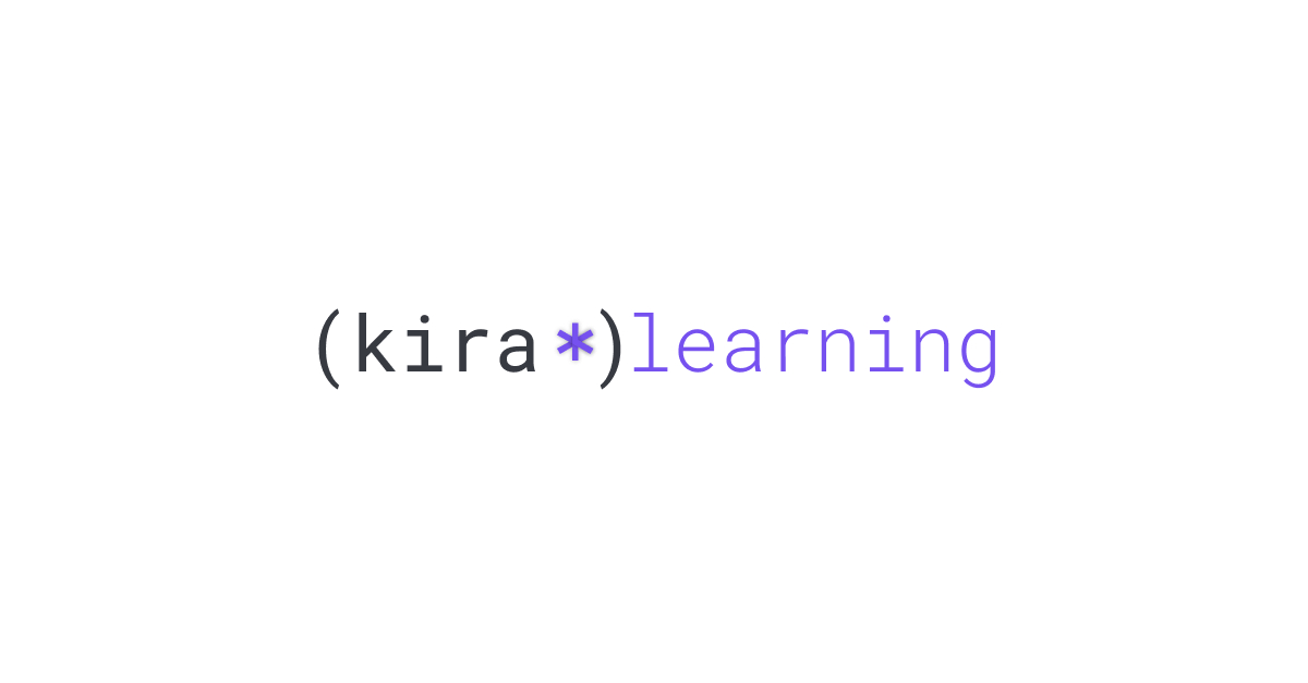 Kira Learning Announces $6 Million Seed Round Financing Led by NEA and ...