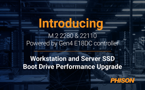 Phison's customizable SSDs EPR3750 and EPR3760 are powered by PCIe Gen4 E18DC controller and are suited for demanding applications. (Graphic: Phison)