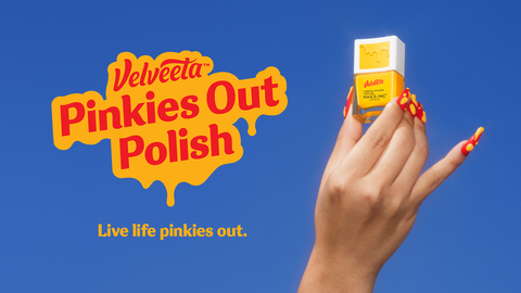 VELVEETA Launches Pinkies Out Polish, a Cheese-Scented Nail Polish Made Just For Your Pinkies (Photo: Business Wire)