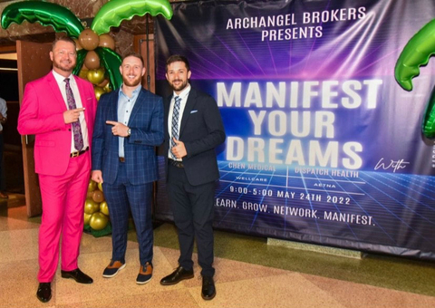 Archangel Brokers Nick Brunzell, Tristan LaBelle and Damian Hapke Presents Its First Event for Insurance Producers at Barry University in the City of Miami (Photographer: Guillermo Caminos)