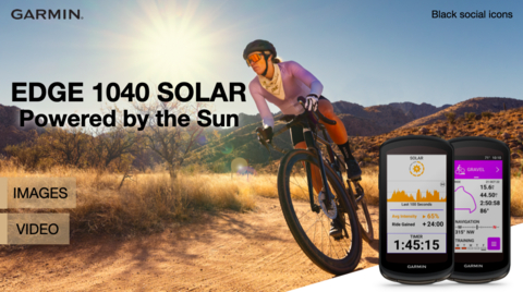 Garmin introduces the Edge 1040 Solar (Photo: Business Wire)