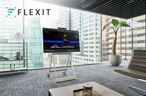 FlexIt to Provide Immersive Health and Wellness on LG One:Quick Flex Display (Photo: Business Wire)