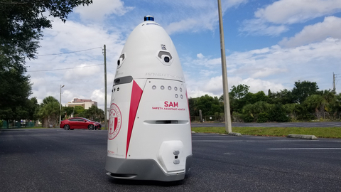 Florida School Deploys Knightscope Autonomous Security Robot (ASR) (Photo: Business Wire)