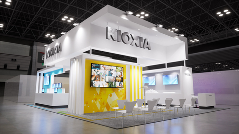 original 「Interop Tokyo 2022」キオクシア・ブース(イメージ画像) (画像:ビジネスワイヤ)