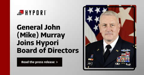 First Commanding General of the U.S. Army Futures Command, retired General John (Mike) Murray joins Hypori Board of Directors. (Photo: Business Wire)