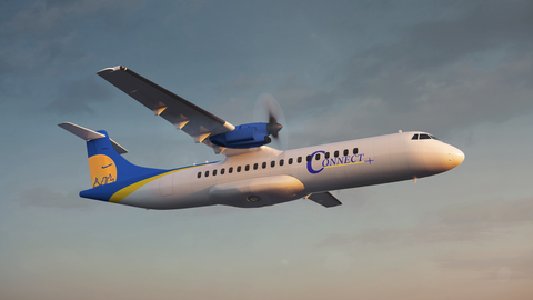 Universal Hydrogen and Connect Airlines Announce Firm Order for Conversion of 75 ATR 72-600 Regional Aircraft to Be Powered by Green Hydrogen Agreement, which also includes purchase rights for 25 additional aircraft conversions, places Connect Airlines on trajectory to be the world’s first zero-emission passenger airline (Photo: Business Wire)