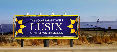 Located in Southern Israel, LUSIX’s 100% Solar Farm creates the company’s Sun Grown Diamonds (Photo/ Dragan.LUSIX)
