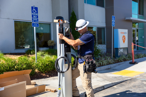ChargePoint and the National Electrical Contractors Association (NECA) will develop training programs for NECA's electrical contractor members who install EV charging infrastructure. (Photo: Business Wire)