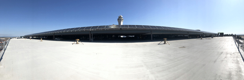 Tigo Energy reaches 1GW of dedicated rapid shutdown as 600 ft solar array is energized at Portland International Airport (Photo: Business Wire)