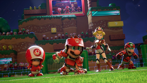 Mario Strikers: Battle League will be available on June 10. (Graphic: Business Wire)