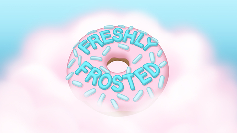Discover many a whimsical shape as you explore a sweet skyscape of pastry possibilities in Freshly Frosted, available on June 10. (Graphic: Business Wire)