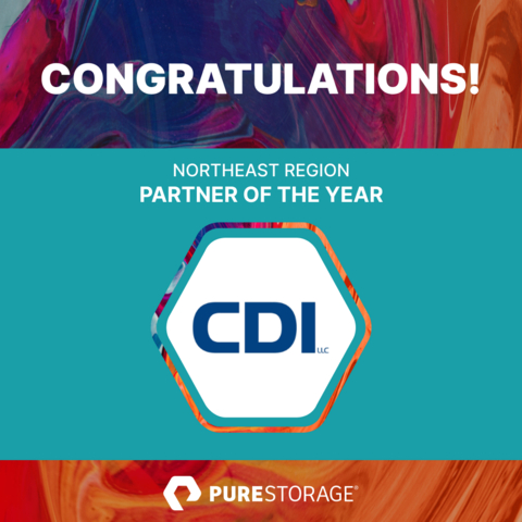 CDI named Pure Storage Partner of the Year 2022 (Photo: Business Wire)