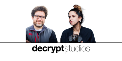 Decrypt Studios honors Erick Calderon, Founder and CEO of Art Blocks, and filmmaker Caitlin Cronenberg (“The Death of David Cronenberg”, PFP NFT collection “Feet and Eyes Guys”), the recipients of its inaugural “Industry Achievement” Cryptie Awards, for their contributions to the Web3 community (Photo: Business Wire)