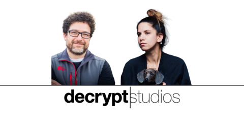 original Decrypt Studios honors Erick Calderon, Founder and CEO of Art Blocks, and filmmaker Caitlin Cronenberg (“The Death of David Cronenberg”, PFP NFT collection “Feet and Eyes Guys”), the recipients of its inaugural “Industry Achievement” Cryptie Awards, for their contributions to the Web3 community (Photo: Business Wire)