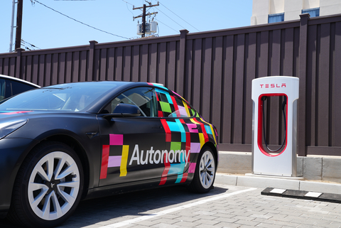 Autonomy’s subscription model offers a new radical solution to the rising demand for electric cars. An additional advantage is the company’s stock of Model 3s that are available for delivery or pickup within weeks, compared with the six- to nine-month wait for a lease or loan. (Photo: Business Wire)