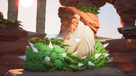 Timberland steps into the metaverse for the first time with an immersive gaming experience fully designed and created in Fortnite. Players are invited to enter a virtual world of footwear design and explore the biomes of this Fortnite island, where they discover three custom Metaboots. (Photo: Business Wire)
