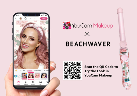 original Perfect Corp. Partners with Beachwaver to Bring the Summer Boho Floral Collection to Augmented Reality through Interactive Virtual Try-On (Photo: Business Wire)