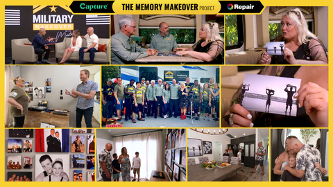 TheMemoryMakeoverProject.com on MilitaryMakeover.TV (Photo: Business Wire)