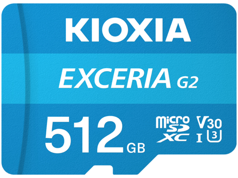 original 「EXCERIA G2 microSDメモリカードシリーズ」512GB製品 (写真:ビジネスワイヤ)