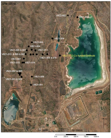 Figure 1 – Location Map of the 26 Drill Holes Completed (Graphic: Business Wire)