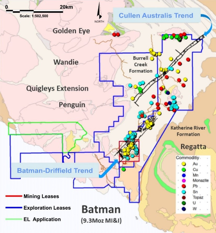 Figure 4 – Exploration Licenses and Mineral Occurrences (Graphic: Business Wire)