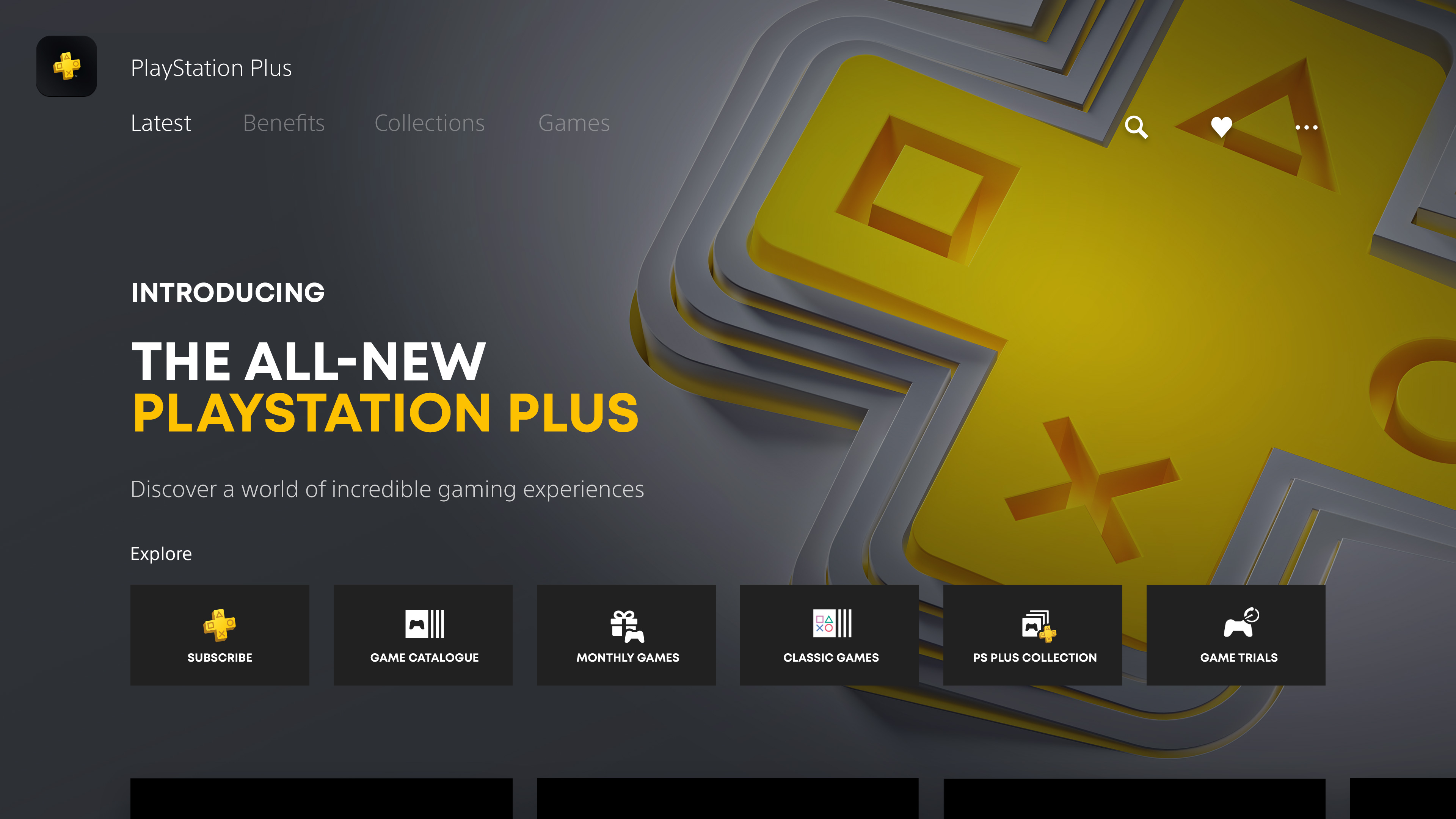 All-New PlayStation Plus Game Subscription Service From Sony