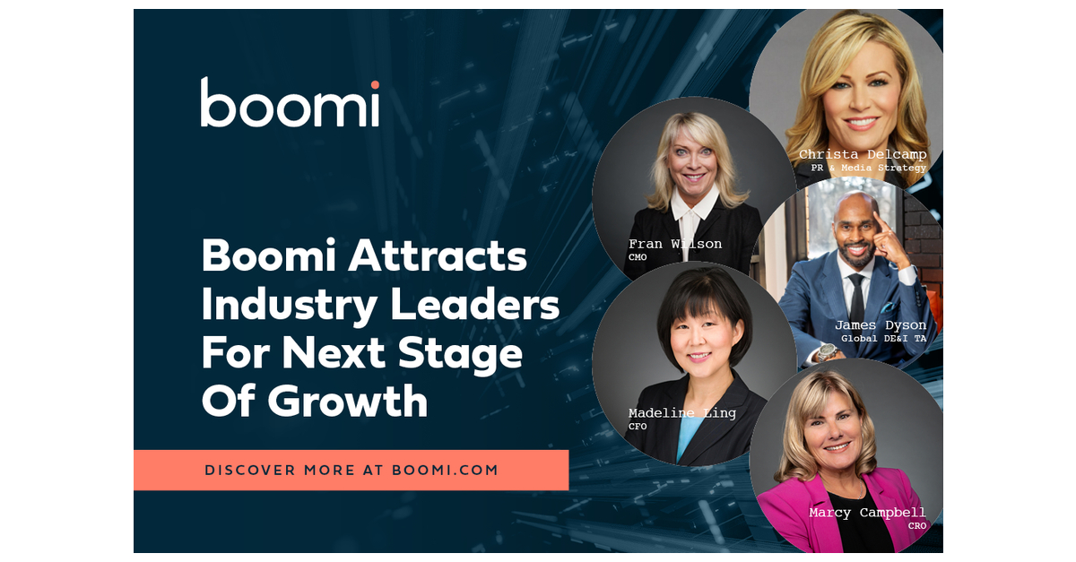 Boomi design novos líderes para apoiar o rápido crescimento de clientes ...
