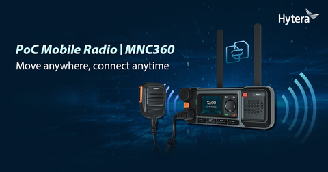 original Hytera New PoC Mobile Radio MNC360 The Right Choice for In-vehicle Communication (Graphic: Business Wire)