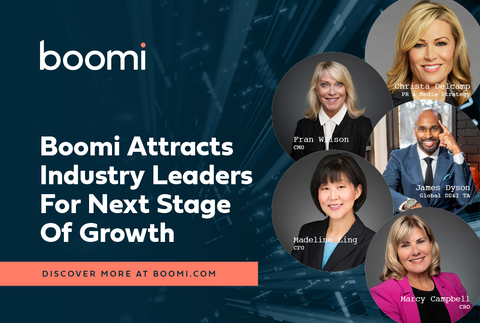 Boomiが次なる成長段階に向けて業界リーダーを集める。（画像：ビジネスワイヤ）