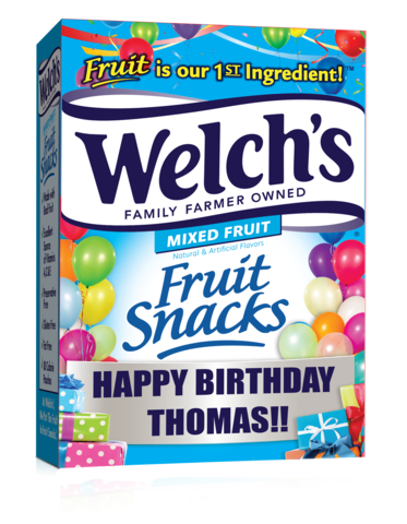 New Welch’s Fruit Snacks Custom Boxes Make Life’s Important Moments More Memorable (Photo: Business Wire)