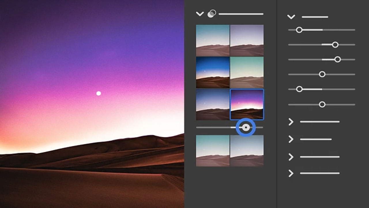 Desktop Presets Slider - Lightroom (Graphic: Business Wire)