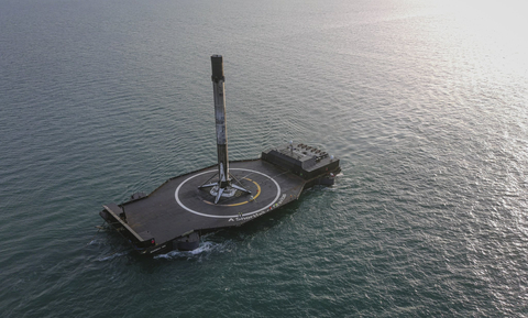 thumbnail A SpaceX rocket recovery droneship, which will have its autonomous functions evaluated by ABS. Image courtesy of SpaceX