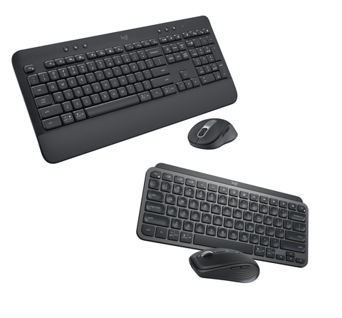 Signature MK650 Combo for Business and MX Keys Mini Combo for Business, designed to improve employee experience and productivity (Photo: Business Wire)