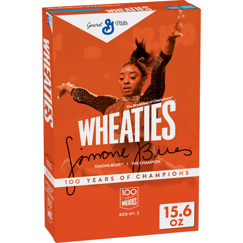 original The limited-edition Simone Biles Wheaties box is now available at retailers nationwide. (Photo: Business Wire)