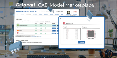 original Octopart continues to simplify the electronic component search and discovery journey by introducing the new CAD Model Marketplace. (Photo: Altium LLC)