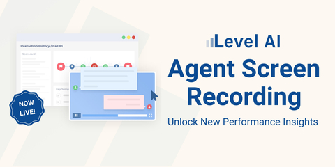 Level AI launches Agent Screen Recording to unlock further support agent performance insights (Graphic: Business Wire)