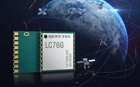 thumbnail Quectel LC76G module, a single-band compact GNSS module featuring fast and accurate location performance as well as ultra-low power consumption